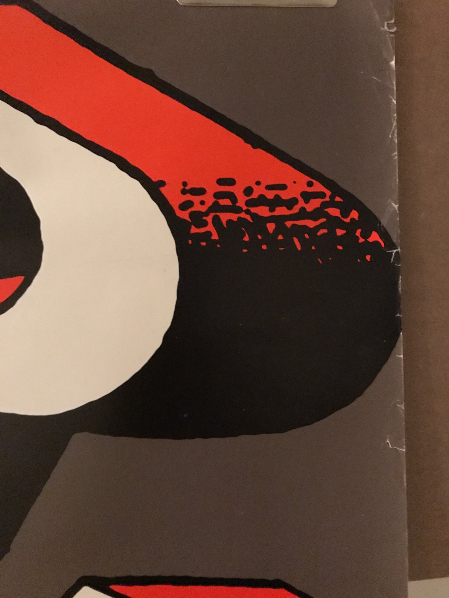 VENDIDO - PAUL, póster musical promocional de gran formato para el álbum "Pipes of Peace" del ex miembro de los Beatles Paul McCartney, 1983