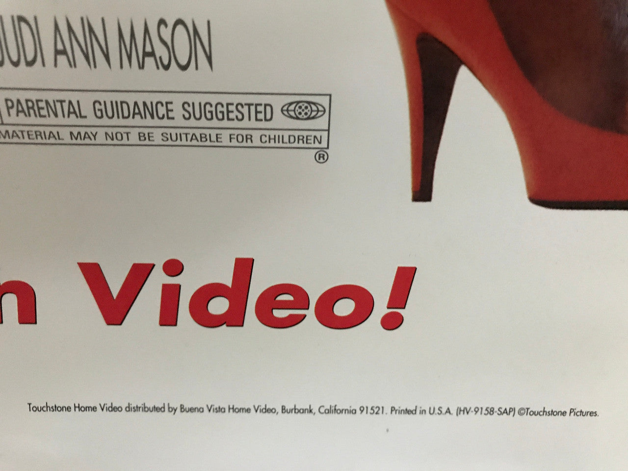 Sister Act 2: De vuelta al convento: póster de lanzamiento en vídeo casero original y vintage, 1993