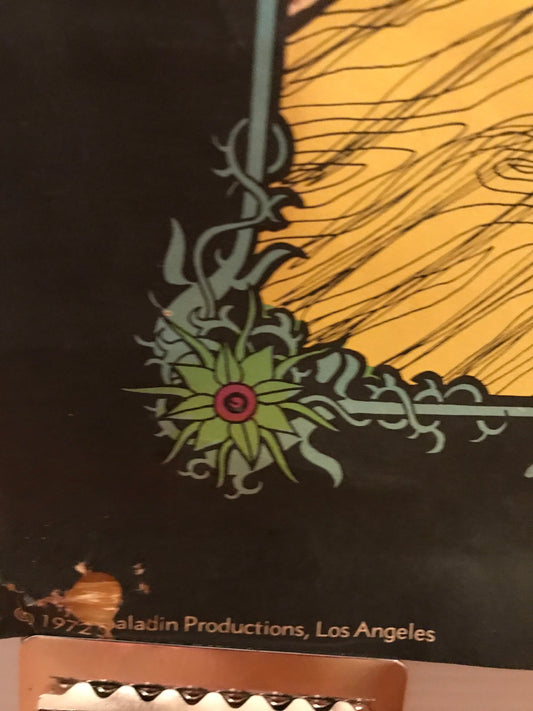 The Sorcerer, vintage blacklight poster by Joe Petagno, 1972 - HAPPIEST KID FINDS - Museum-quality antique and vintage posters, original art, preservation and restoration