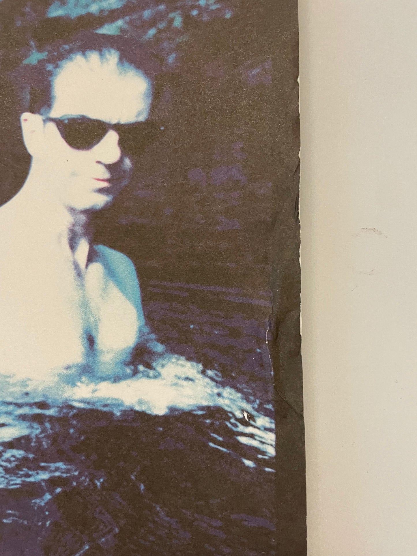 Póster promocional vintage de Sparkle Horse para su álbum VivaDixieSubmarineTransmissionPlot, 1996