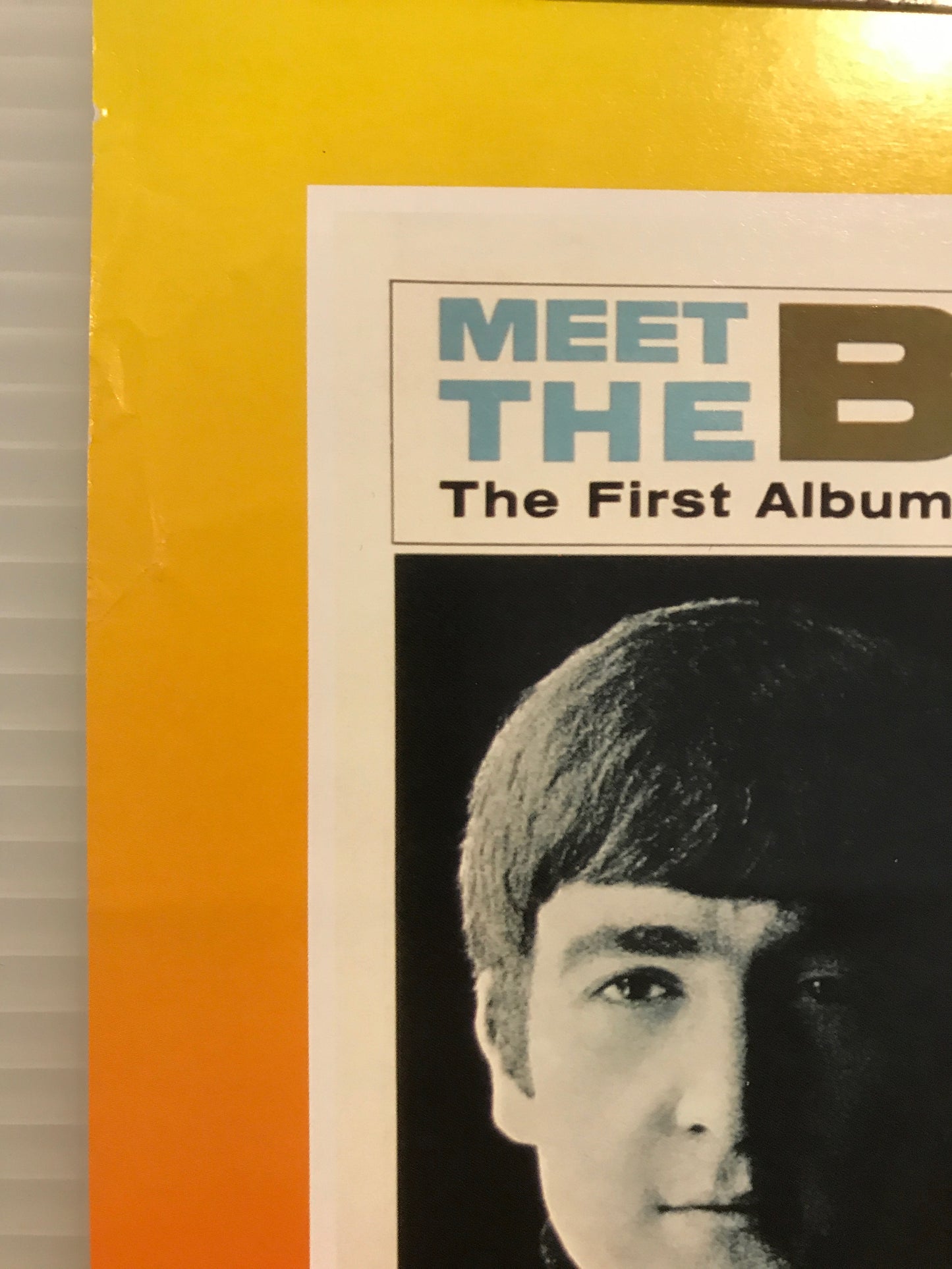 Póster promocional musical vintage de los Álbumes de los Beatles Vol. 1, 1996