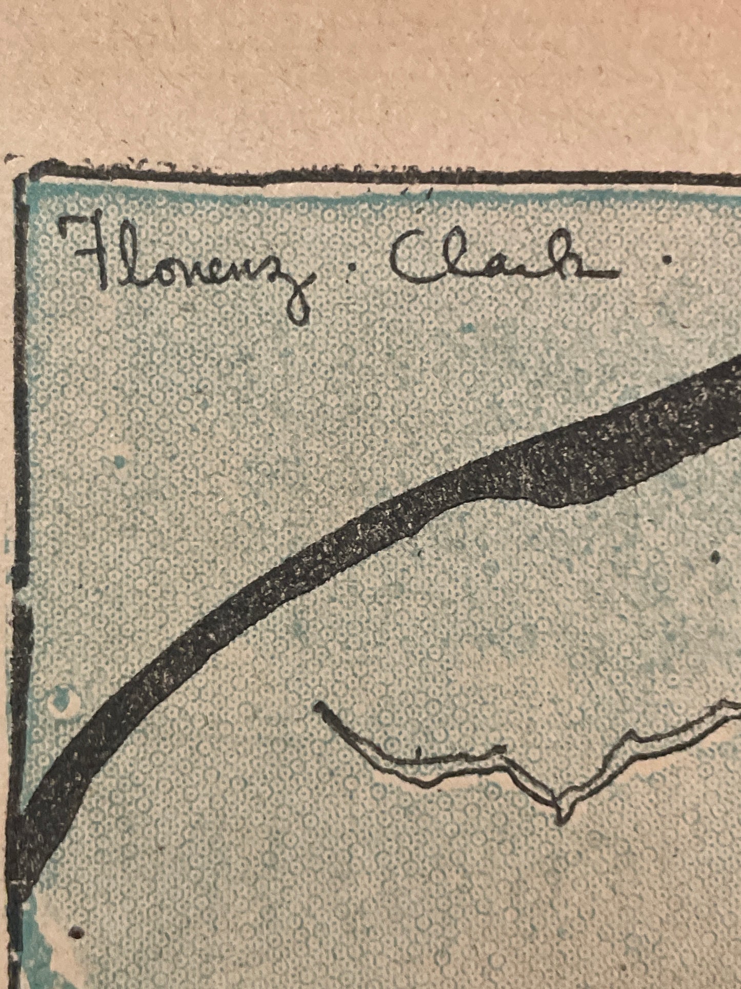 Todos a bordo para la bahía de Mallager, antiguo encarte litográfico offset para la revista Oregon Journal, 1924