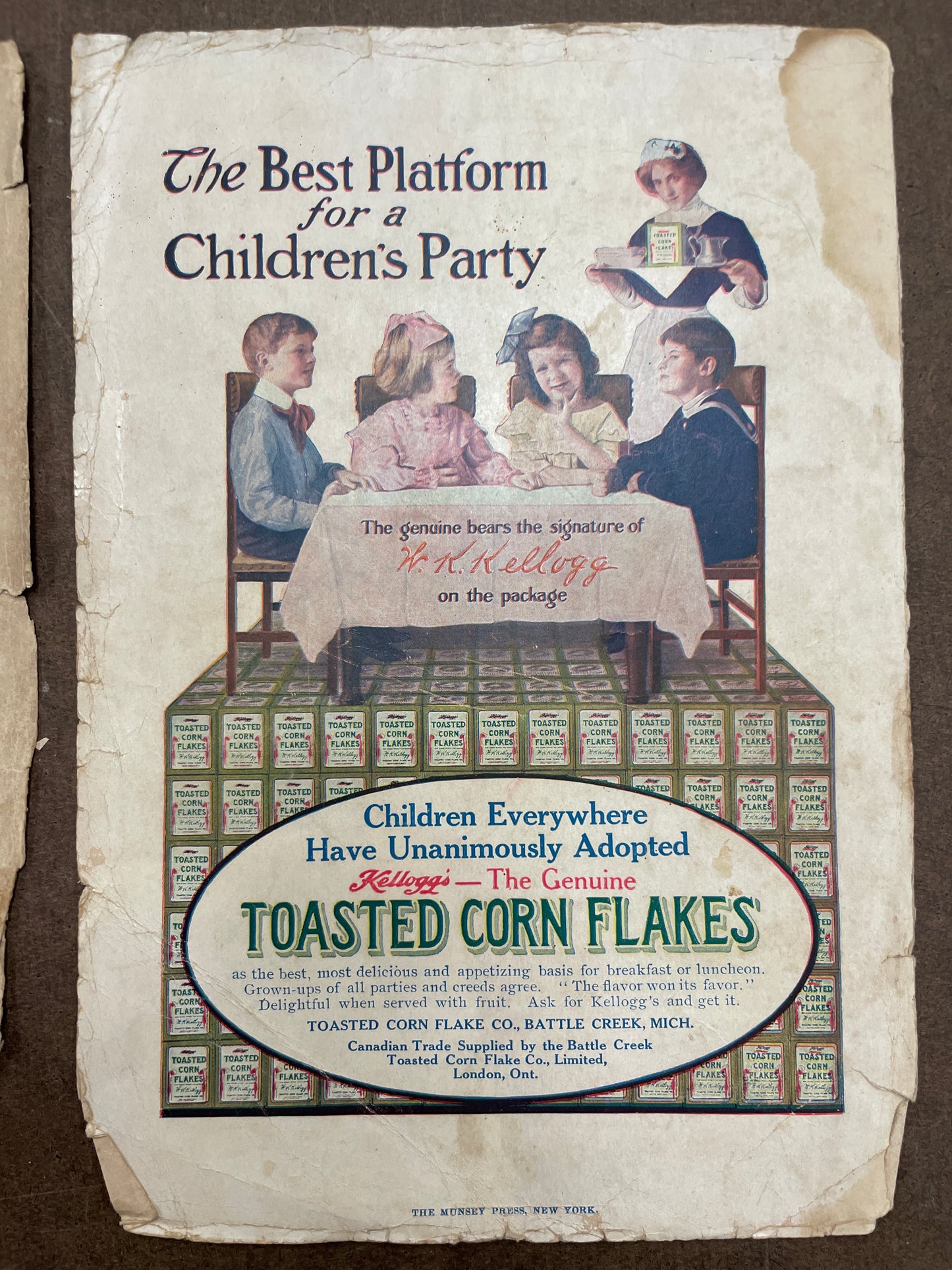 Lot of (6) Antique Turn of the Century c.1900s Health & Hygiene Product Magazine Ads