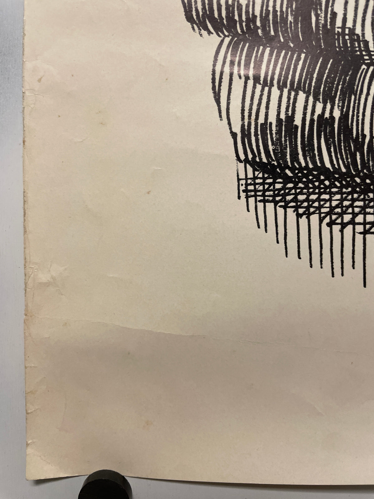 Rare and vintage caricature poster of Mick Jagger of the Rolling Stones in jail, c.1967 - HAPPIEST KID FINDS - Museum-quality antique and vintage posters, original art, preservation and restoration