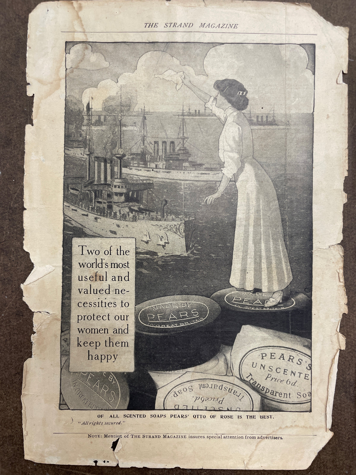 Lot of (6) Antique Turn of the Century c.1900s Health & Hygiene Product Magazine Ads - HAPPIEST KID FINDS - Museum-quality antique and vintage posters, original art, preservation and restoration