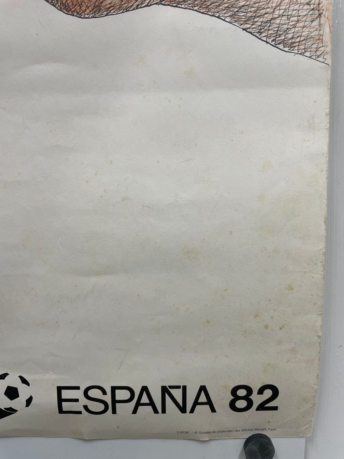 vintage, MALAGA - Copa del Mundo de Futbol - Espana 82 - HAPPIEST KID FINDS - Museum-quality antique and vintage posters, original art, preservation and restoration