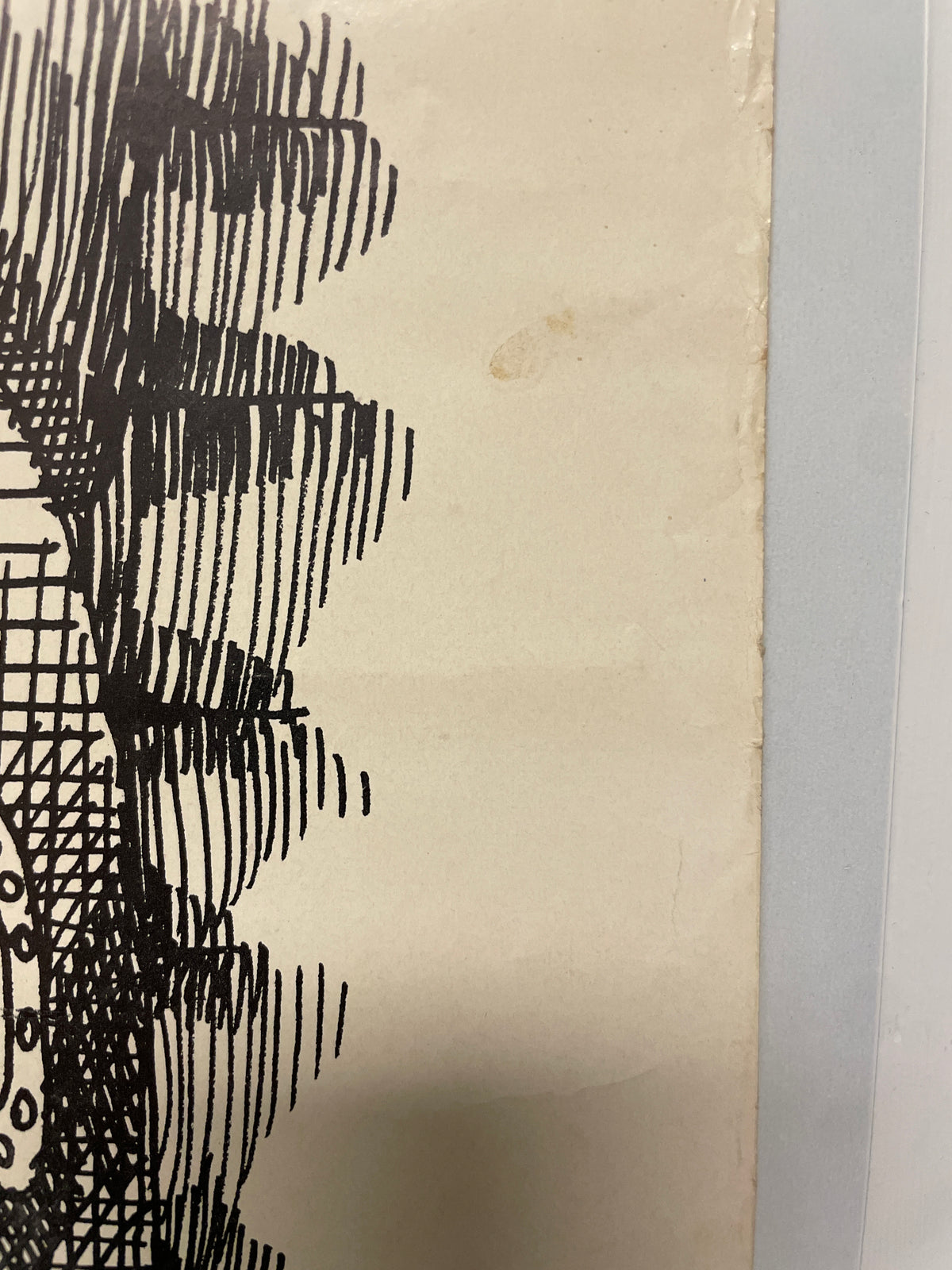 Rare and vintage caricature poster of Mick Jagger of the Rolling Stones in jail, c.1967 - HAPPIEST KID FINDS - Museum-quality antique and vintage posters, original art, preservation and restoration