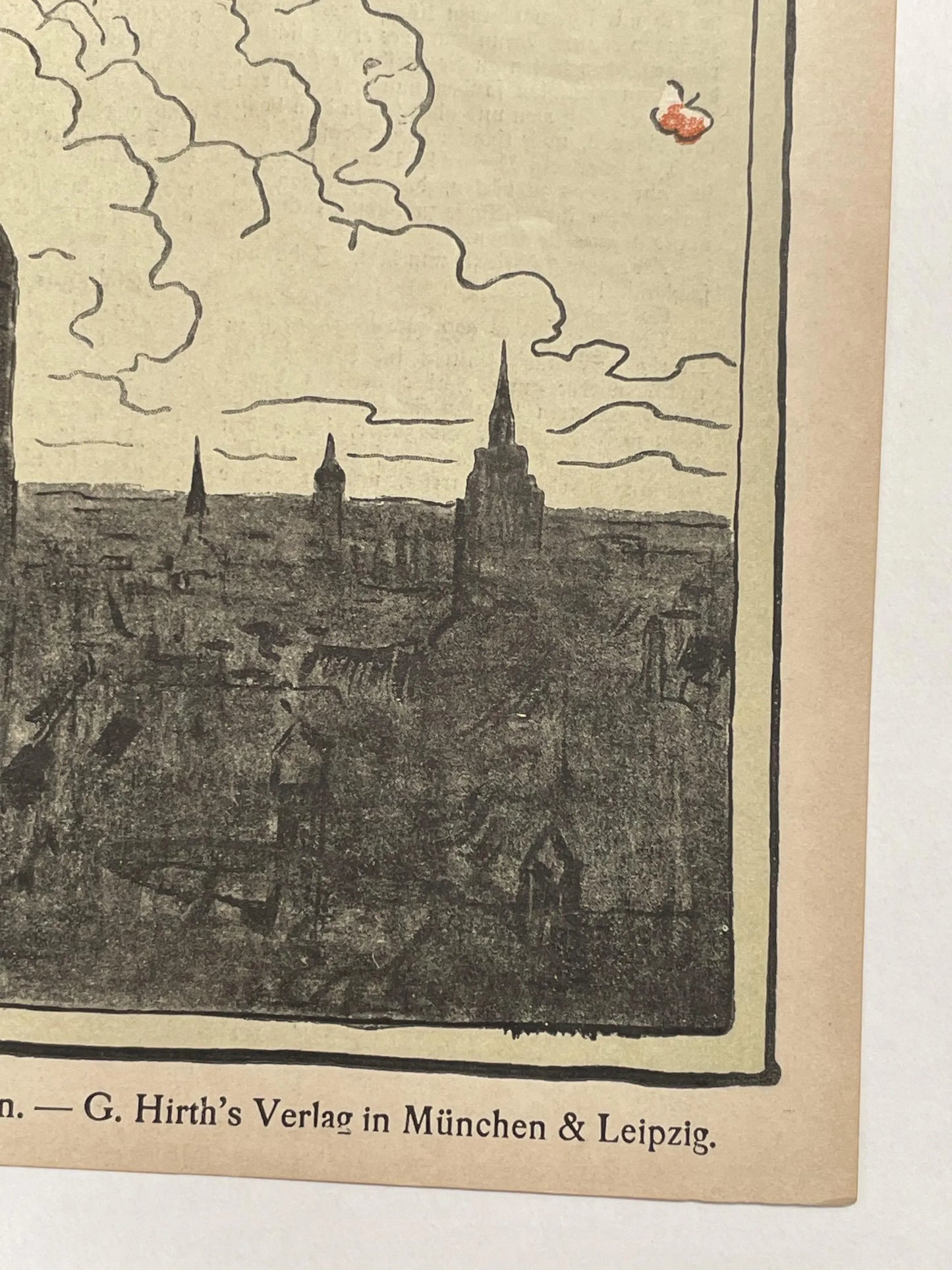 lI. Jahrgang Nr.20 JUGEND, antique publication cover, May 15, 1897