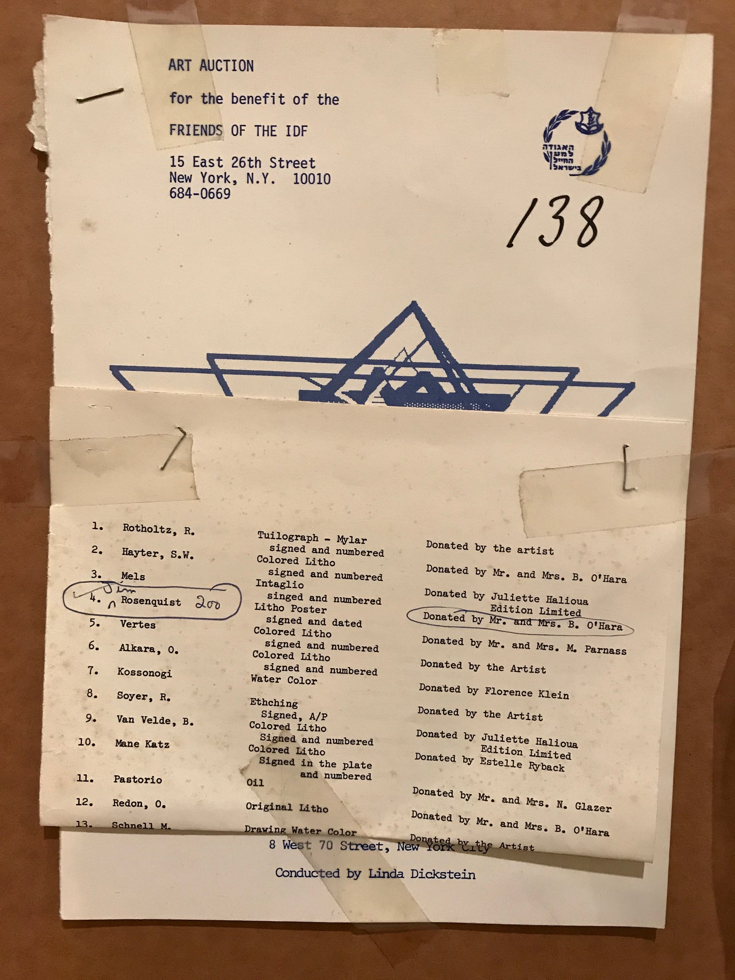 PARIS REVIEW, de James Rosenquist (93/ 150), 1967 (firmada y numerada a mano)