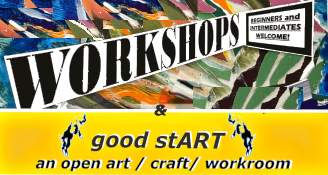 Happiest Kid Finds offers weekly art workshops where you'll learn techniques in collage, poster design, typography, and drawing as well as an open art, craft, workroom for individuals.