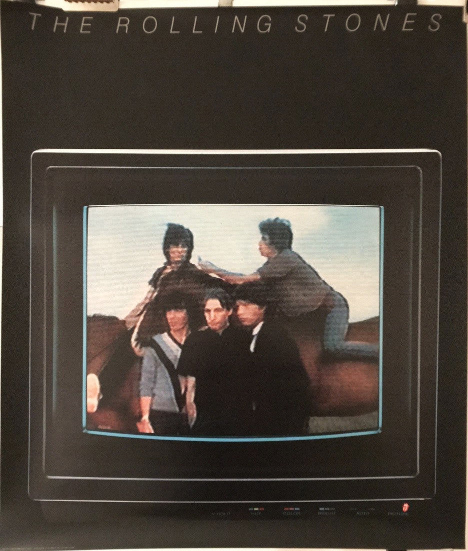 The Rolling Stones, vintage promotional music poster, d. 1981 - HAPPIEST KID FINDS - Museum-quality antique and vintage posters, original art, preservation and restoration