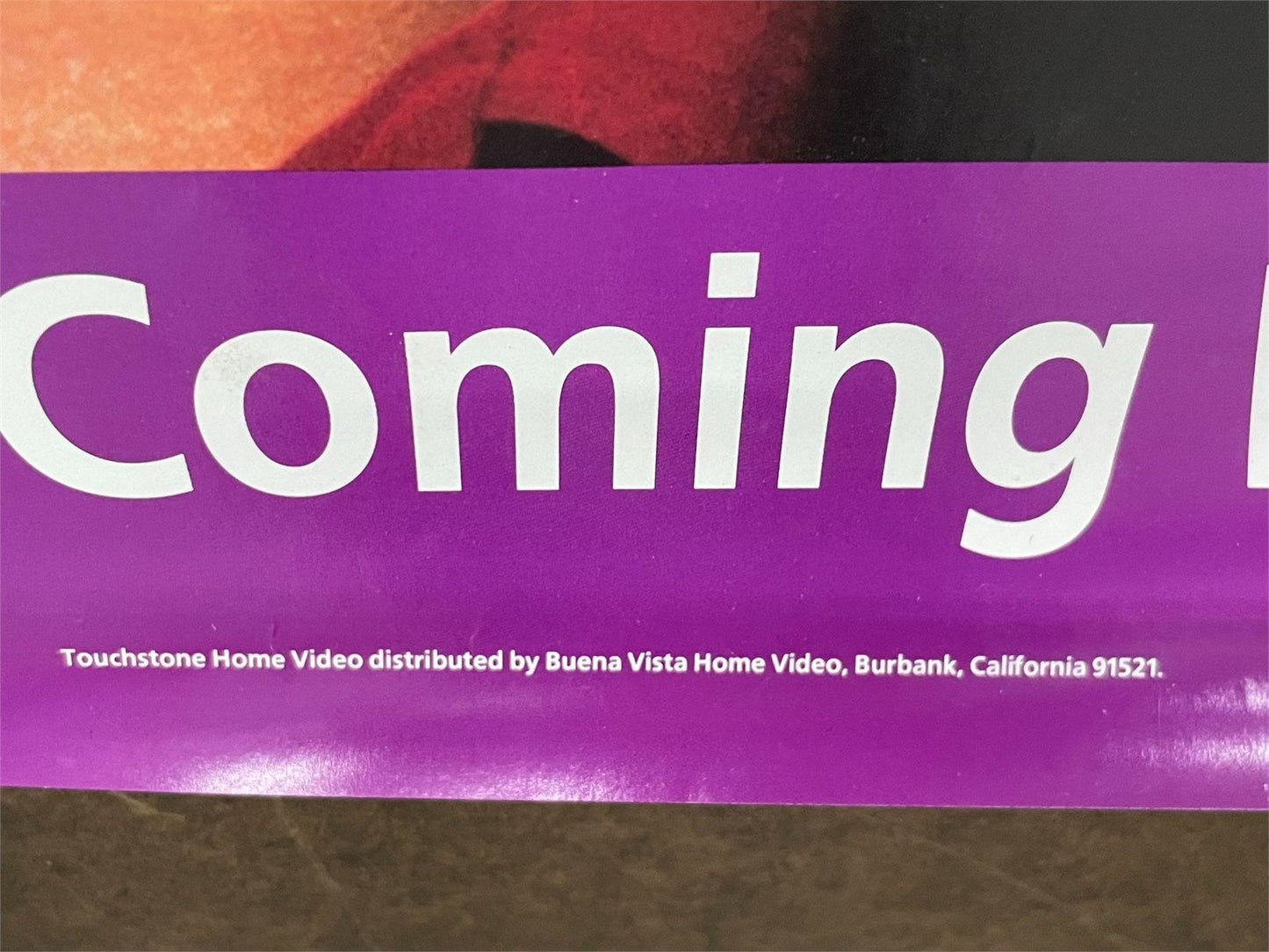 Truly, Madly Deeply, vintage VIDEO poster, c.1991