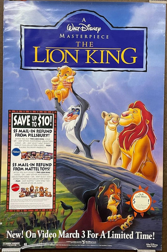 The Lion King (toy promo poster), c.1994