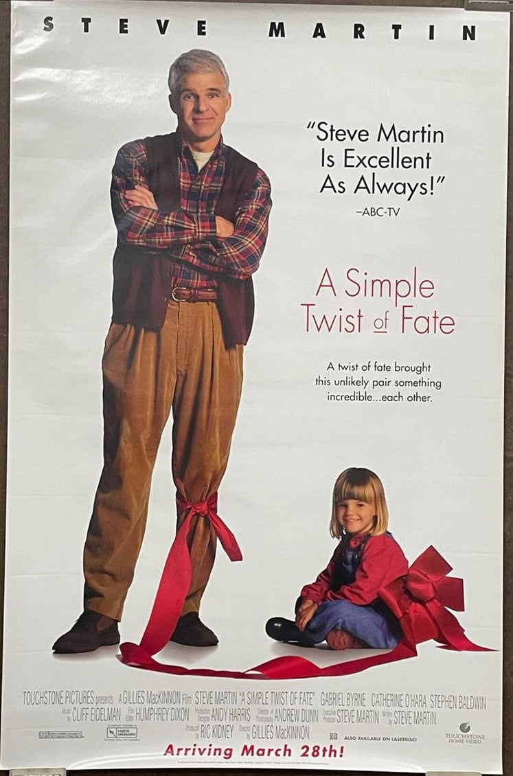  A Simple Twist of Fate, video poster, c.1994