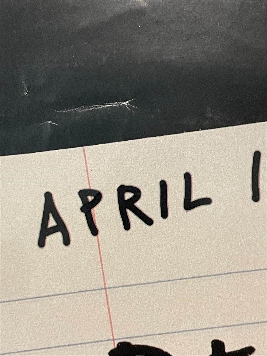 Kill Bill Vol.2, original advance film poster (katana & the list), 2004