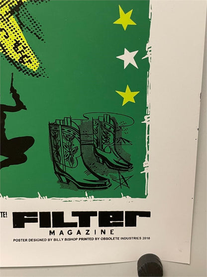 SXSW presents Lustre Pearl, concert poster, 2010 - HAPPIEST KID FINDS - Museum-quality antique and vintage posters, original art, preservation and restoration