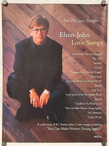 Elton John, vintage album promo, 1996 - HAPPIEST KID FINDS - Museum-quality antique and vintage posters, original art, preservation and restoration
