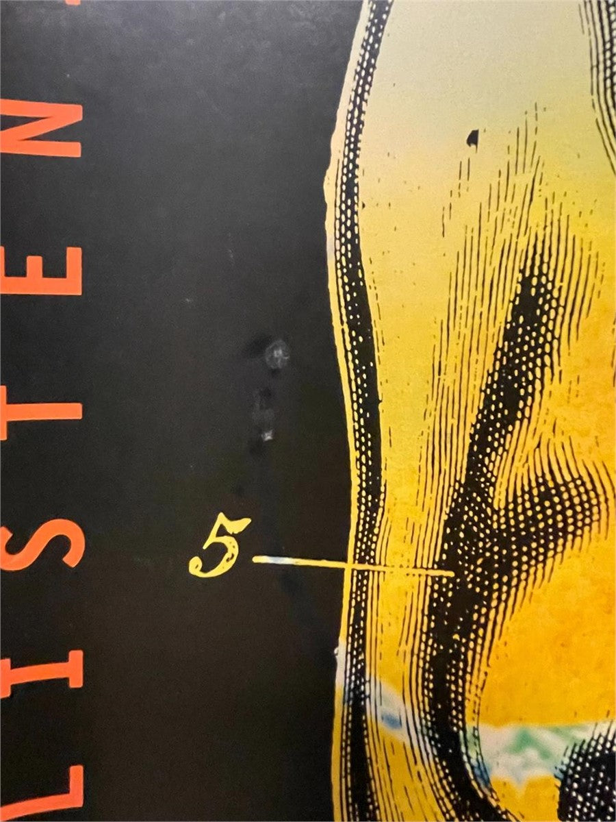 Liquorice Listening Cap, album promo poster, 1995