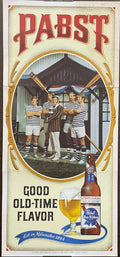 Pabst - Good Old-Time Flavor, vintage advertising poster