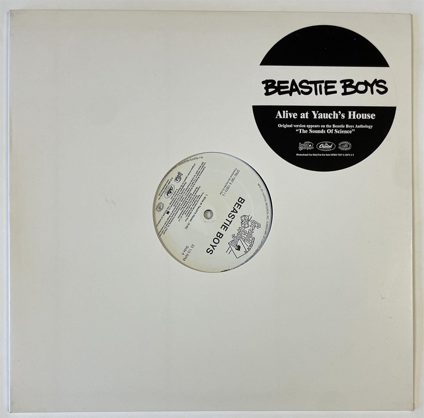 Beastie Boys - Alive at Yauch's House single 12", promo, 2000