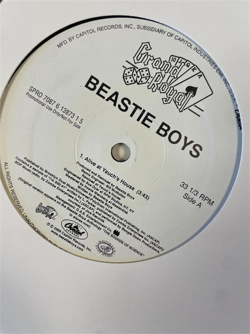 Beastie Boys - Alive at Yauch's House single 12", promo, 2000 - HAPPIEST KID FINDS - Museum-quality antique and vintage posters, original art, preservation and restoration