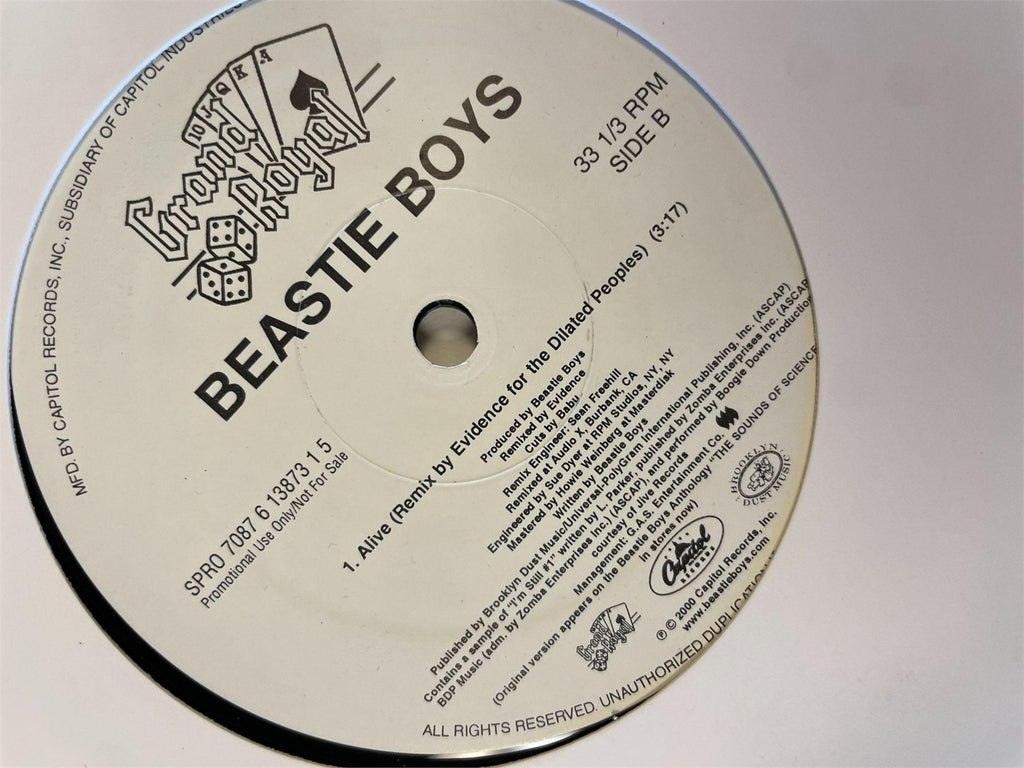 Beastie Boys - Alive at Yauch's House single 12", promo, 2000 - HAPPIEST KID FINDS - Museum-quality antique and vintage posters, original art, preservation and restoration