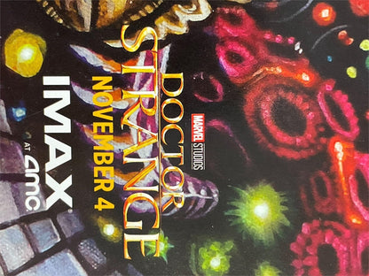Doctor Strange, wild art mini promo poster, 2016 - HAPPIEST KID FINDS - Museum-quality antique and vintage posters, original art, preservation and restoration