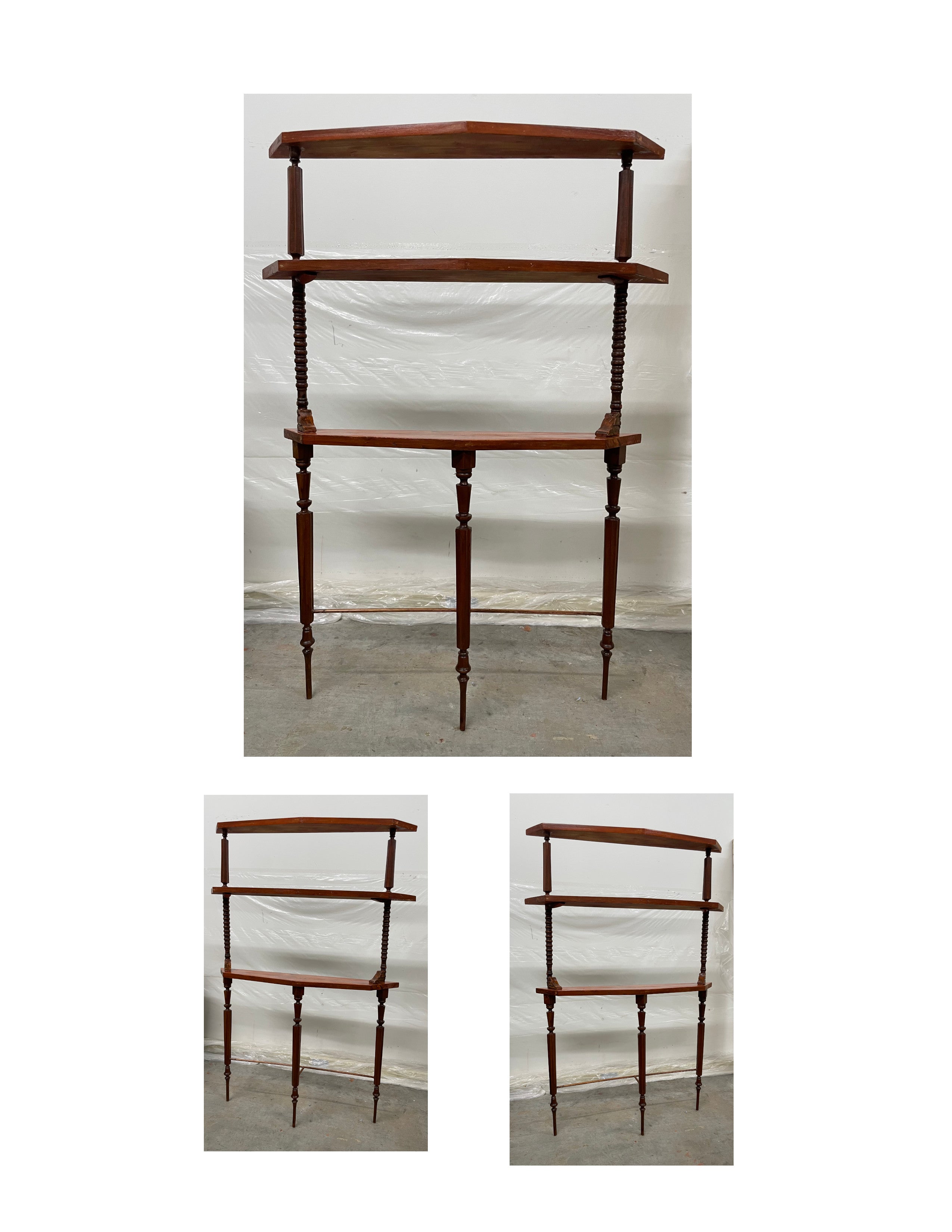 Dragonfly Shelves, a Contemporary Primitive statement piece designed and crafted from repurposed architectural elements, 2025 - HAPPIEST KID FINDS - Museum-quality antique and vintage posters, original art, preservation and restoration