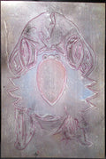 (#3) Aviator / La Poderosa (silver), from original art work by Milagros Melendez - original poster, 2012 - HAPPIEST KID FINDS - Museum-quality antique and vintage posters, original art, preservation and restoration
