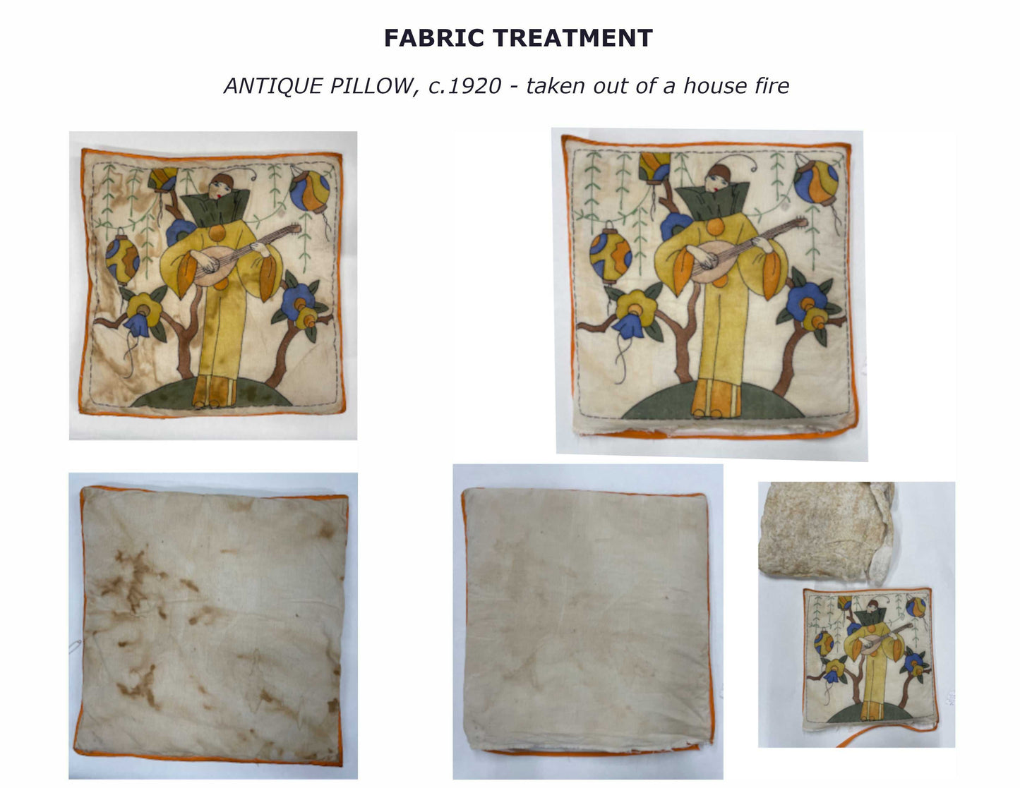 Fabric Preservation and Restoration Services - Before and After Projects