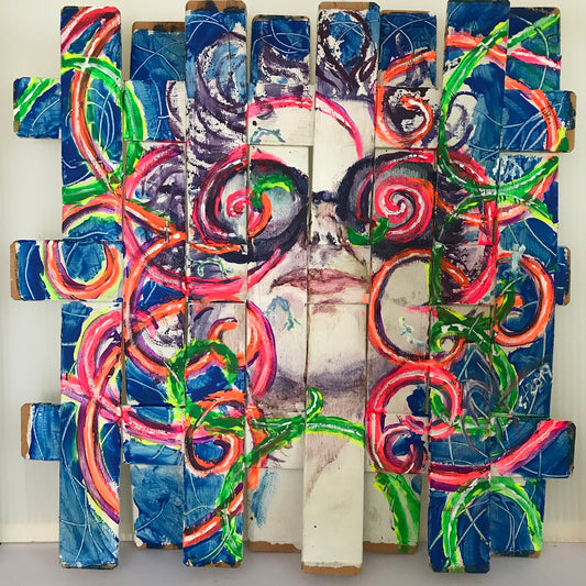 Magic Goggles, original art work, 2019