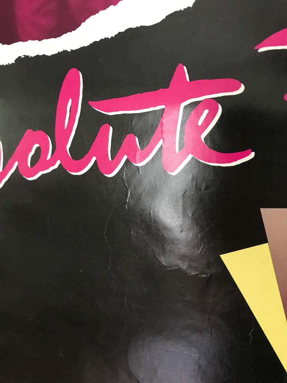 Absolute Beginners - The Musical, video rental film poster featuring David Bowie, 1986 - HAPPIEST KID FINDS - Museum-quality antique and vintage posters, original art, preservation and restoration