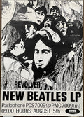 Revolver - New Beatles LP (UK Import), vintage music promo poster, c.1977