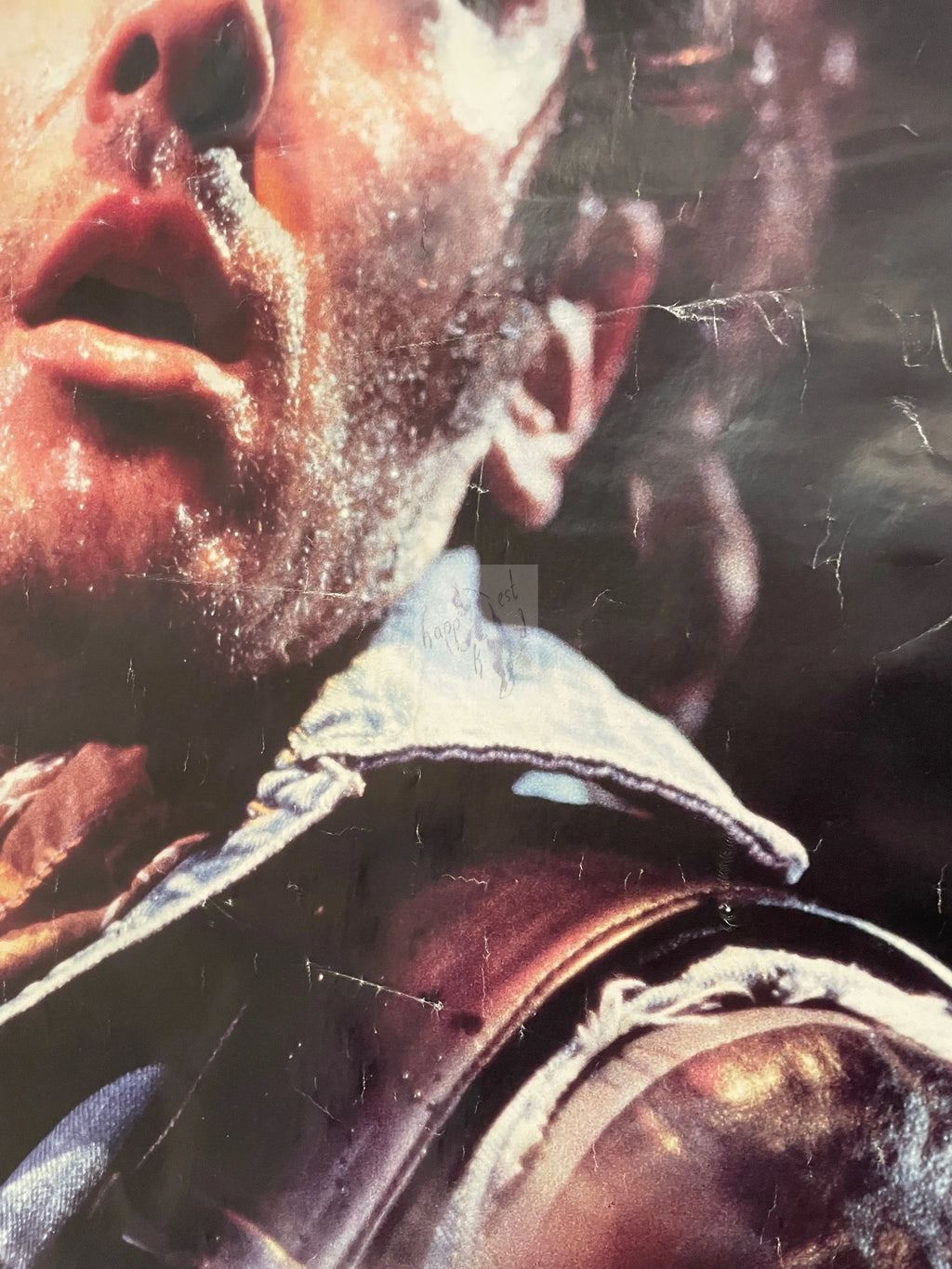 Bruce Springsteen Portrait Vintage Commercial Music Poster 1985 | Happiest Kid Finds Happiest Kid Finds