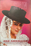 Spain, vintage Pan Am airline travel poster, 1964 at Happiest Kid Finds