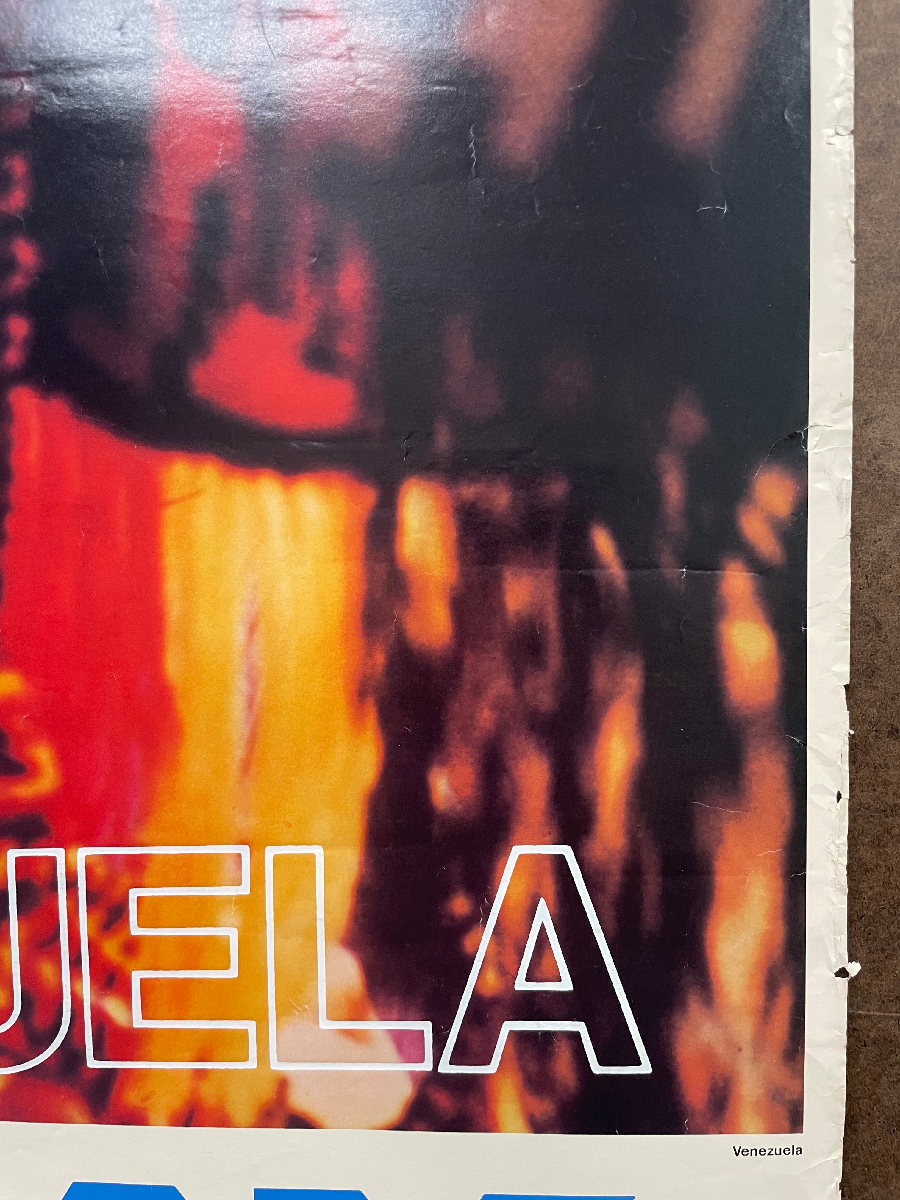 Venezuela, vintage Pan Am airline travel poster, 1970 - HAPPIEST KID FINDS - Museum-quality antique and vintage posters, original art, preservation and restoration