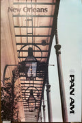 (P318) New Orleans, vintage Pan Am airline travel poster, 1980 at Happiest Kid Finds