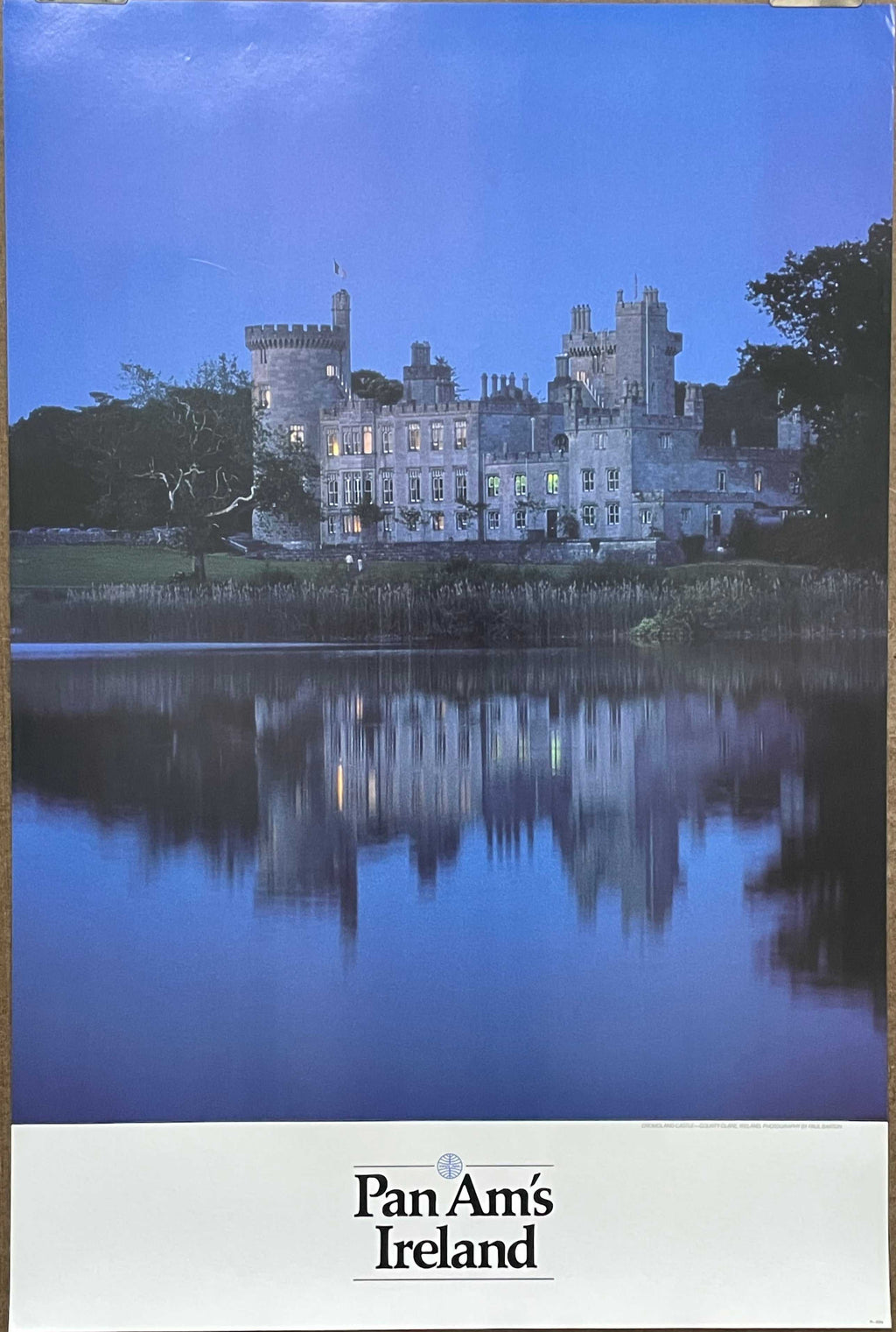 (P-SNN) Ireland, vintage Pan Am airline travel poster, 1987 at Happiest Kid Finds