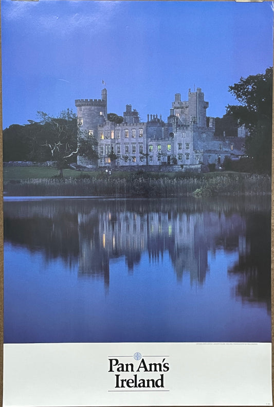 (P-SNN) Ireland, vintage Pan Am airline travel poster, 1987 at Happiest Kid Finds