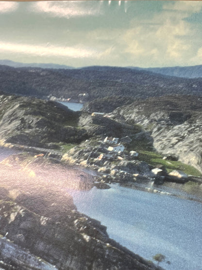 (P-OSL) Norway, vintage Pan Am airline travel poster, 1987
