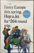 Fancy Europe This Spring - 14-21 day Jet Economy Fare to Ireland, vintage Pan Am airlines travel poster, c.1960 at Happiest Kid Finds