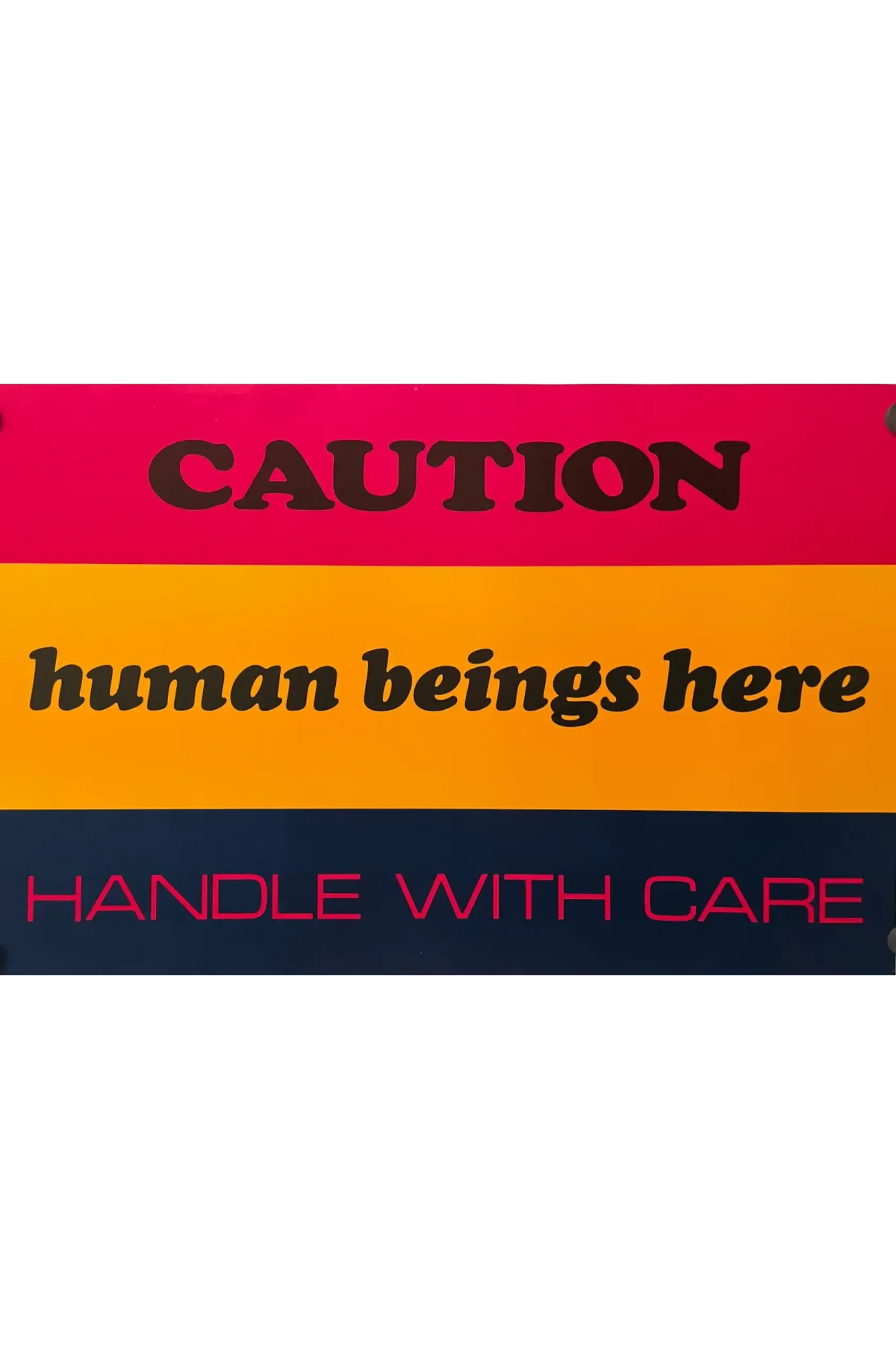 Caution Human Beings Here Handle With Care, Argus Communications Motivational Poster #172 Happiest Kid Finds
