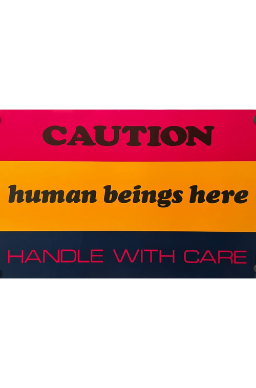 Caution Human Beings Here Handle With Care, Argus Communications Motivational Poster #172 Happiest Kid Finds