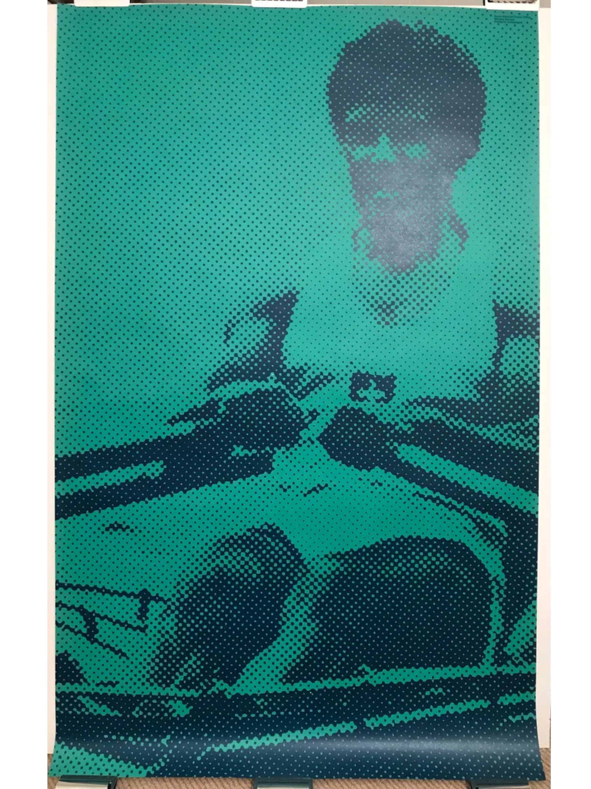 Championnats du Monde de l'Aviron Lucerne-Rotsee Vintage Poster 1974 Green | Happiest Kid Finds Happiest Kid Finds