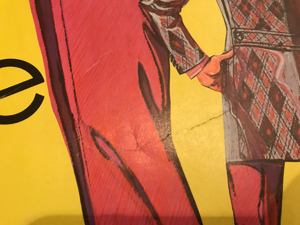 CHANGE, vintage and original Men's fashion advertising poster, c.1970s - HAPPIEST KID FINDS - Museum-quality antique and vintage posters, original art, preservation and restoration