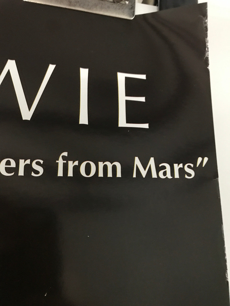 David Bowie, The Rise and Fall of Ziggy Stardust and the Spiders from Mars (30th Anniversary Edition), promotional music poster published by EMI Records, 2002 - HAPPIEST KID FINDS - Museum-quality antique and vintage posters, original art, preservation and restoration