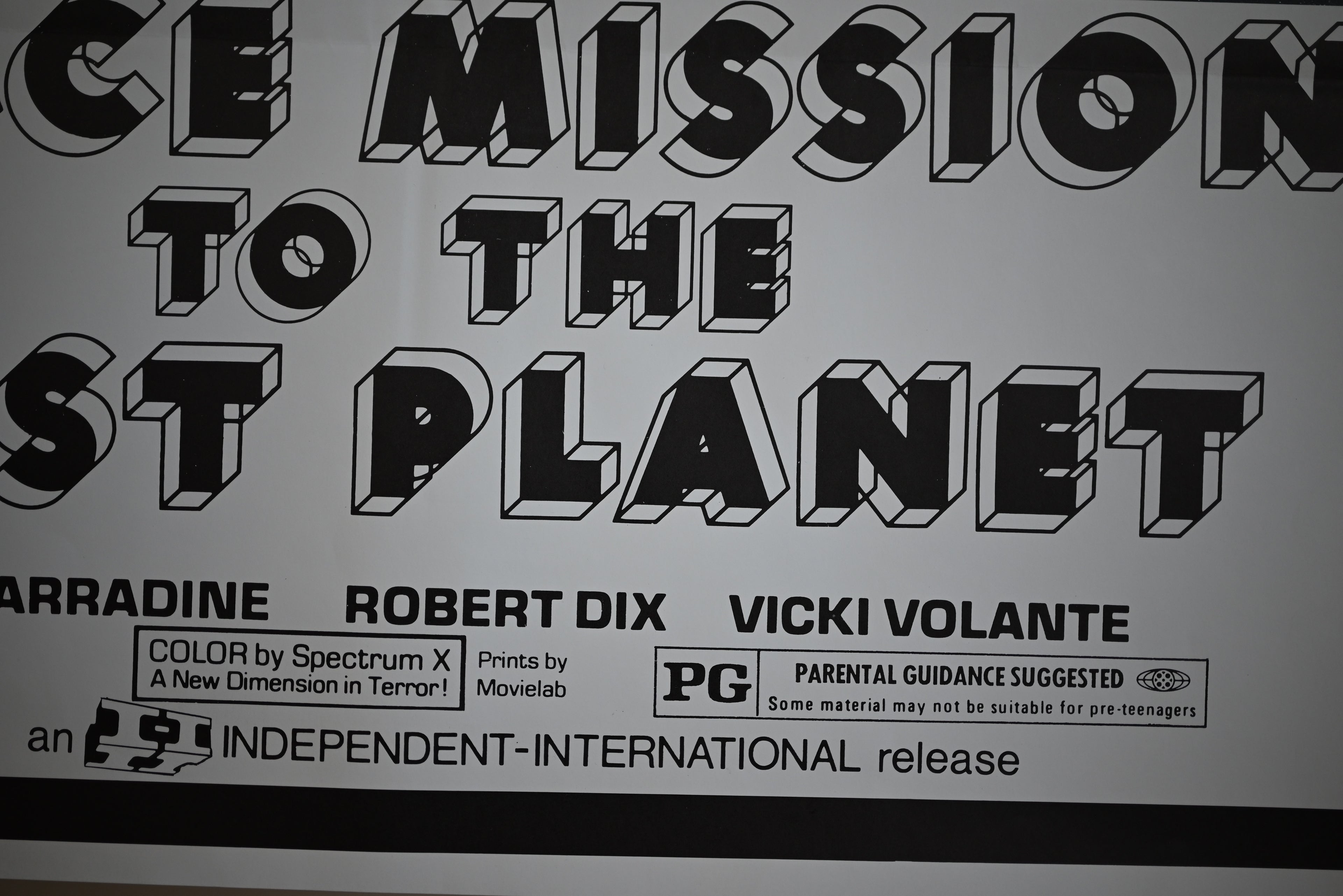 Space Mission To The Lost Planet (a.k.a: Horror of the Blood Monsters), by Gray Morrow, 1sh R1970s - HAPPIEST KID FINDS - Museum-quality antique and vintage posters, original art, preservation and restoration