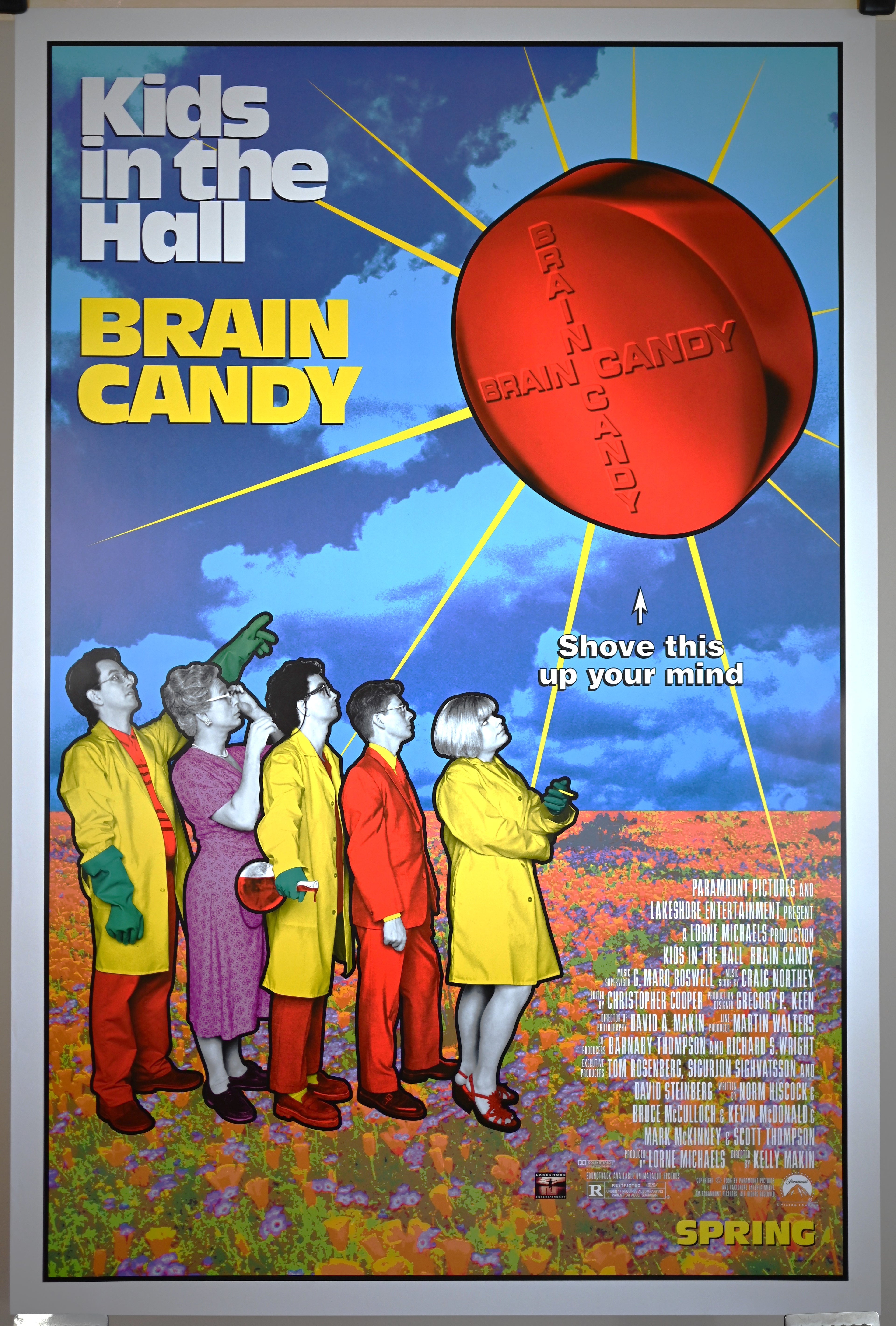 Kids in the Hall - Brain Candy, Shove This Up Your Mind (advance 1sheet), 1996 - HAPPIEST KID FINDS - Museum-quality antique and vintage posters, original art, preservation and restoration