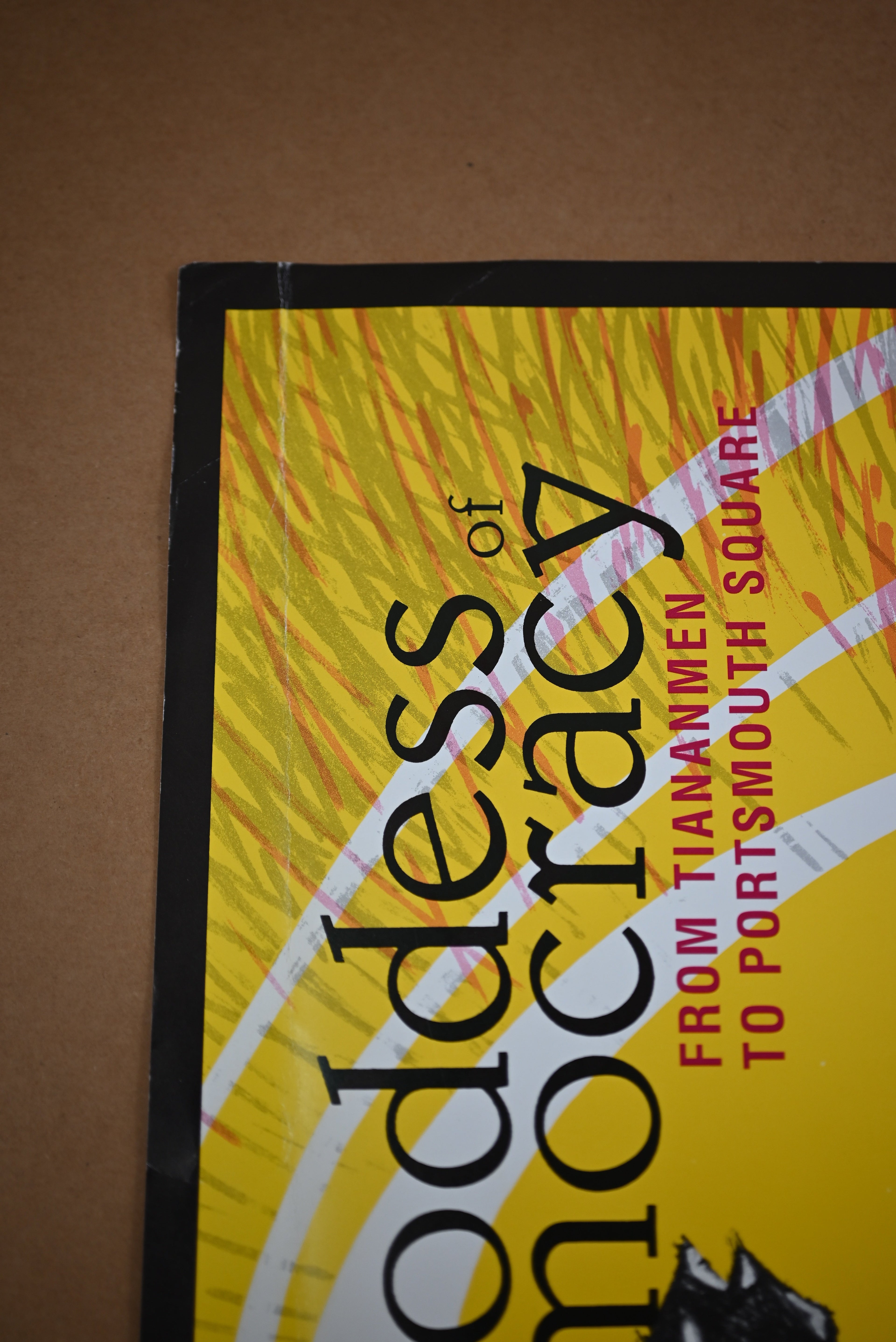 The Goddess of Democracy Vintage Exhibition Poster 1991 | Happiest Kid Finds Happiest Kid Finds