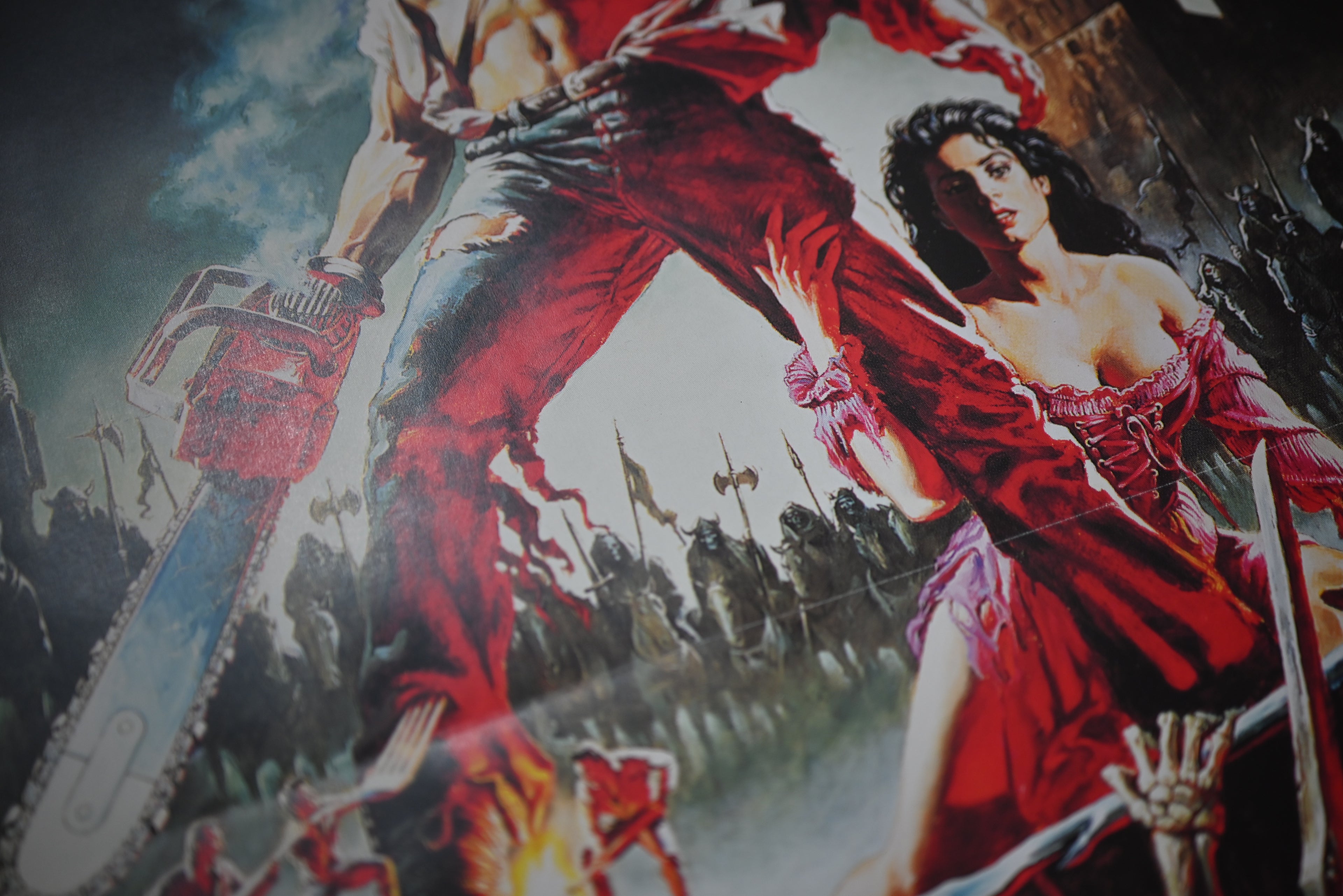 L'Armee des Tenebres (Evil Dead lll), French film poster release, 1992 - HAPPIEST KID FINDS - Museum-quality antique and vintage posters, original art, preservation and restoration
